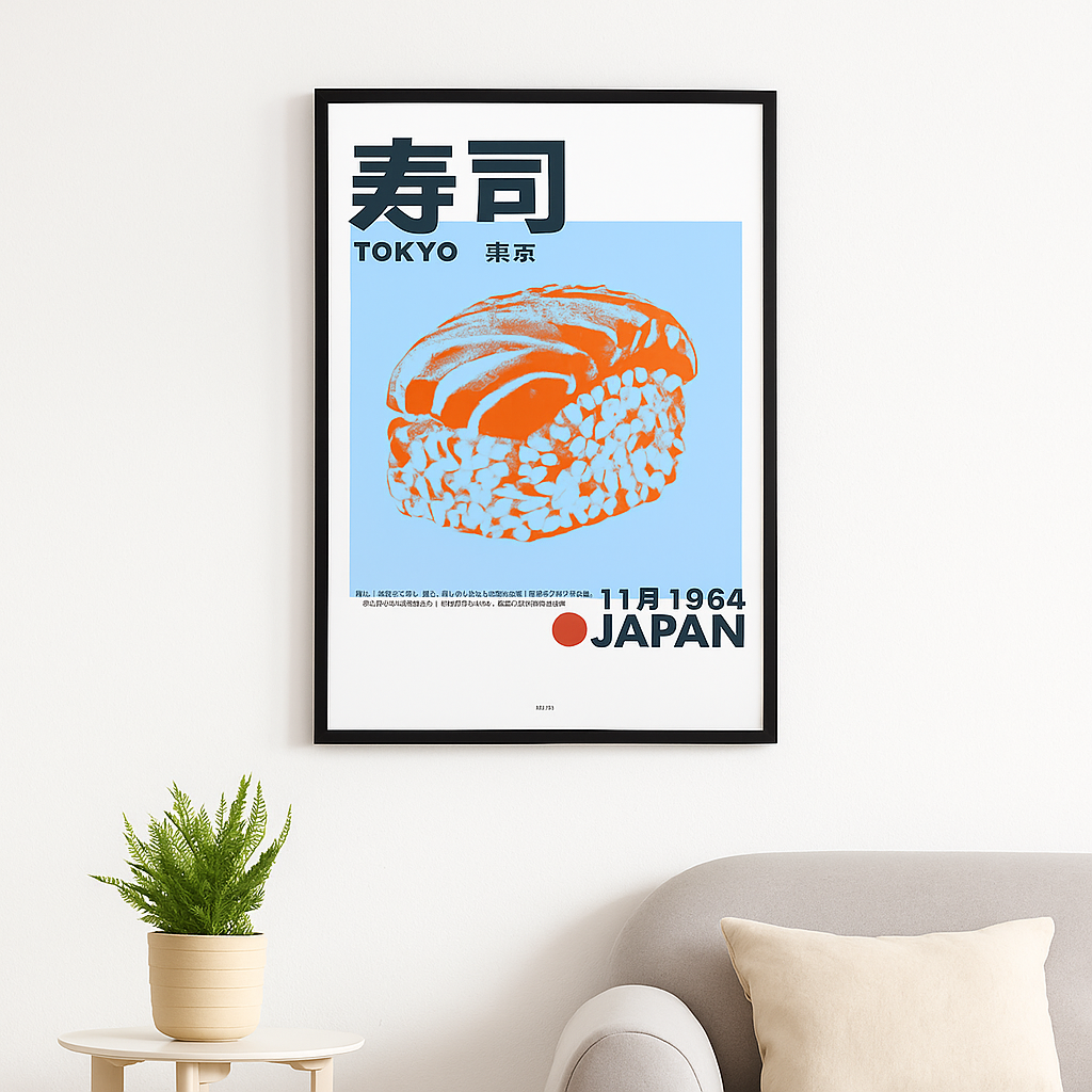 Tokyo Sushi | Premium Framed Poster