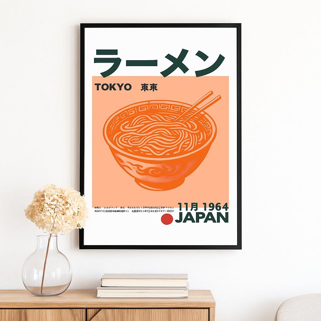 Tokyo Ramen | Premium Framed Poster