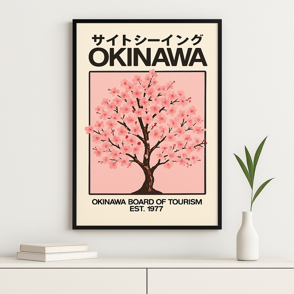 Okinawa Blossom | Premium Framed Poster