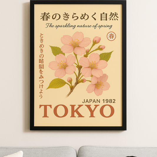 Tokyo Blossom | Premium Framed Poster