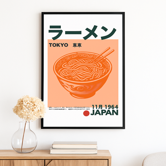Tokyo Ramen | Premium Framed Poster