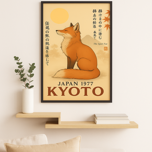 Kyoto Fox | Premium Framed Poster
